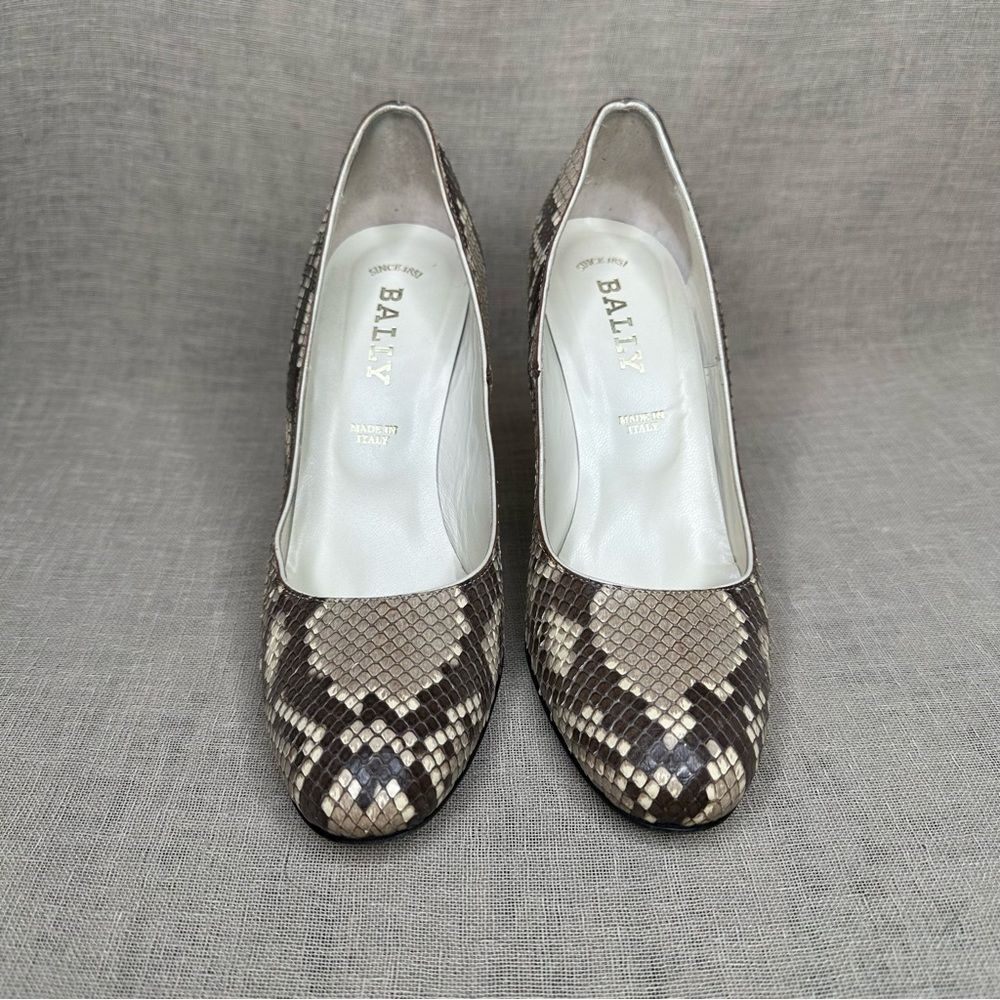 VTG Bally Snakeskin Pumps - Picture 2 of 7